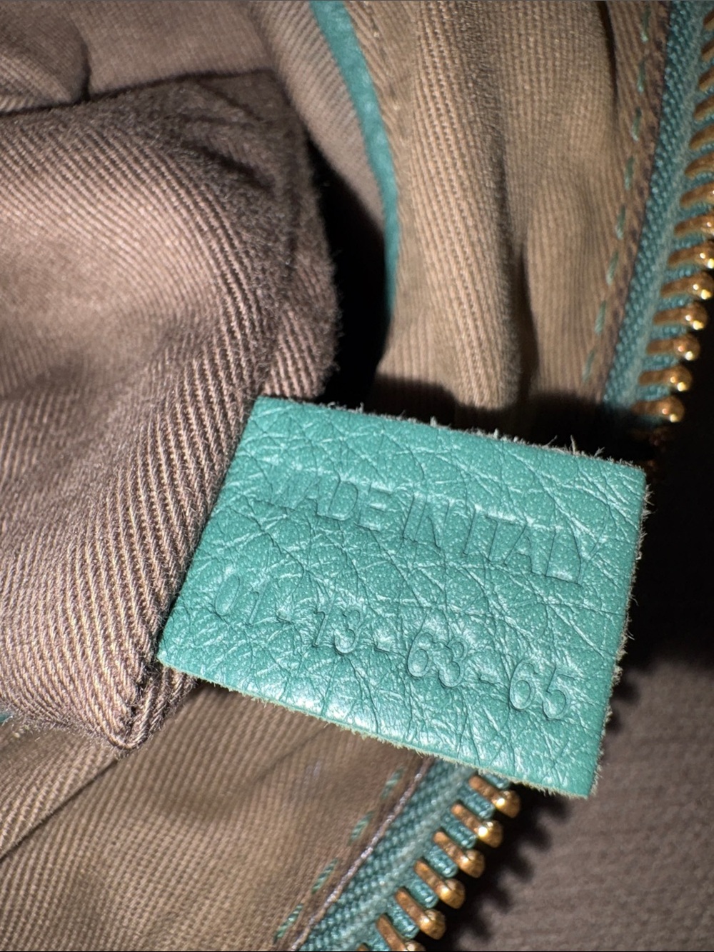 Chloé Marcie Green Teal Leather Satchel with Shoulder Strap & COA - Picture 12 of 13
